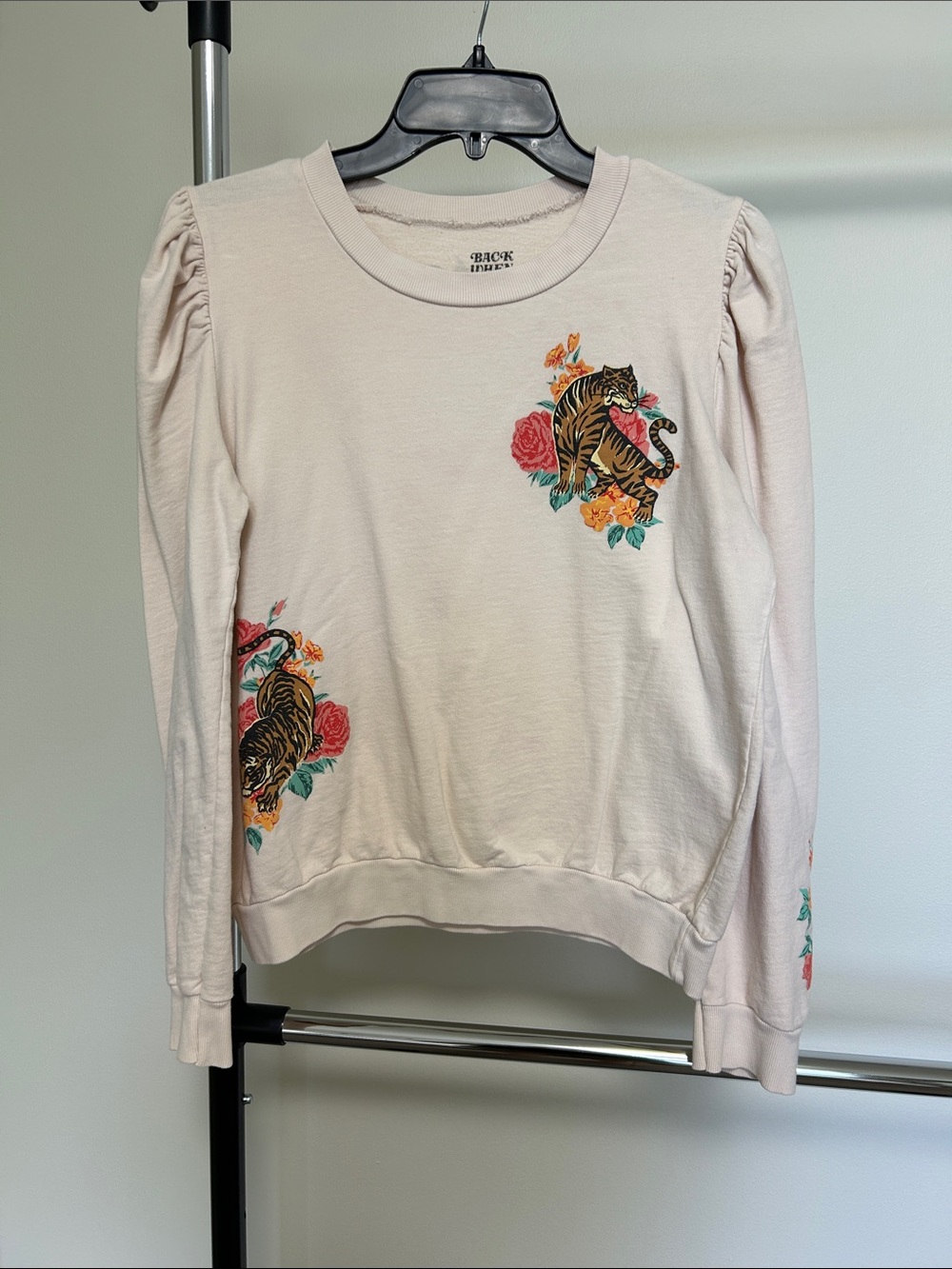 Puff-Sleeve Sweatshirt - Picture 6 of 10